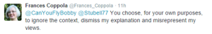 Coppola Context Complaint