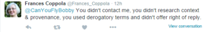 Coppola Right of Reply